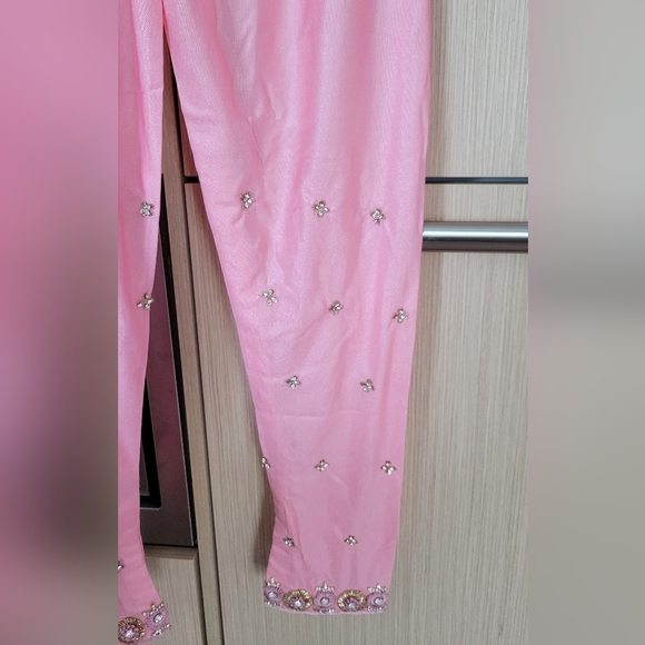 Heavy Embroidery Pink Punjabi Suit - Picture 8 of 8